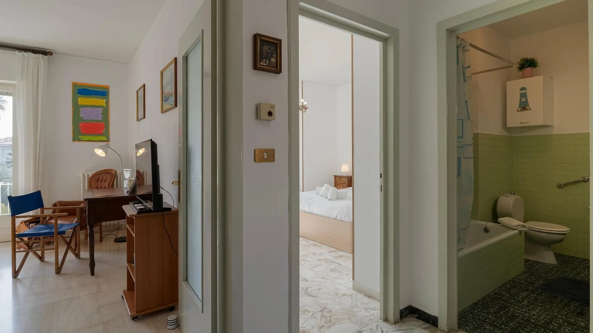Casa Silvia - Central - Terrace - Wifi Bordighera Apartmán
